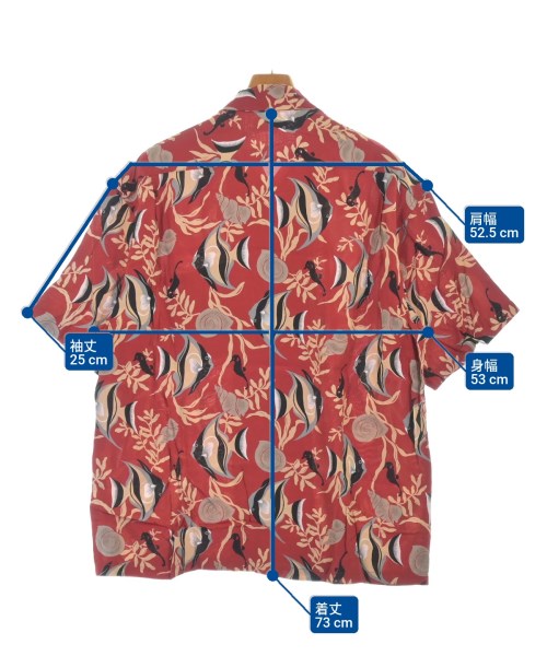 -（ソノタ）カジュアルシャツ 赤 サイズ:-(M位) メンズ/2200626042080