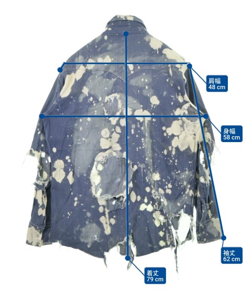 -（ソノタ）カジュアルシャツ 青 サイズ:34(S位) メンズ/2200642412058