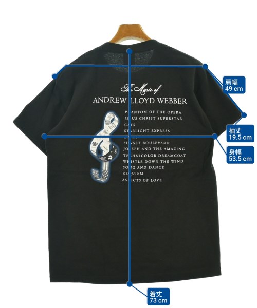 -（ソノタ）Tシャツ・カットソー 黒 サイズ:M メンズ/2200643700086