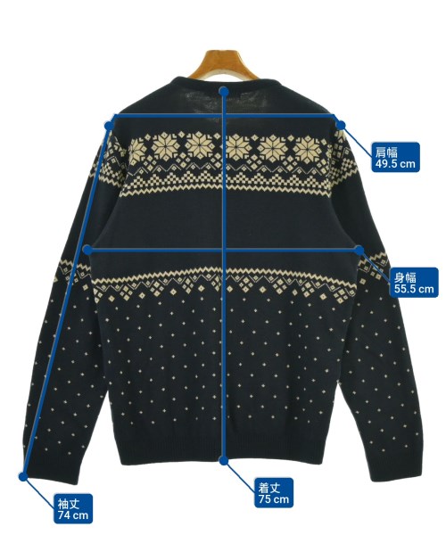 -（ソノタ）ニット・セーター 紺 サイズ:XL メンズ/2200623867037