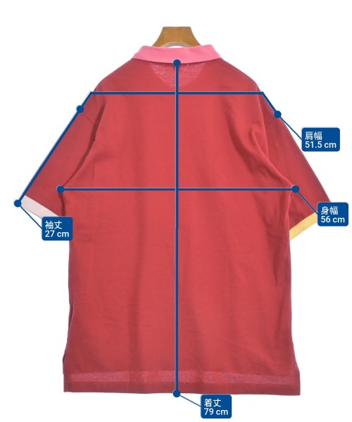 -（ソノタ）ポロシャツ 赤 サイズ:L メンズ/2200622959702