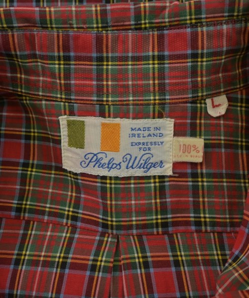 -（ソノタ）カジュアルシャツ 赤 サイズ:L メンズ/2200623690352