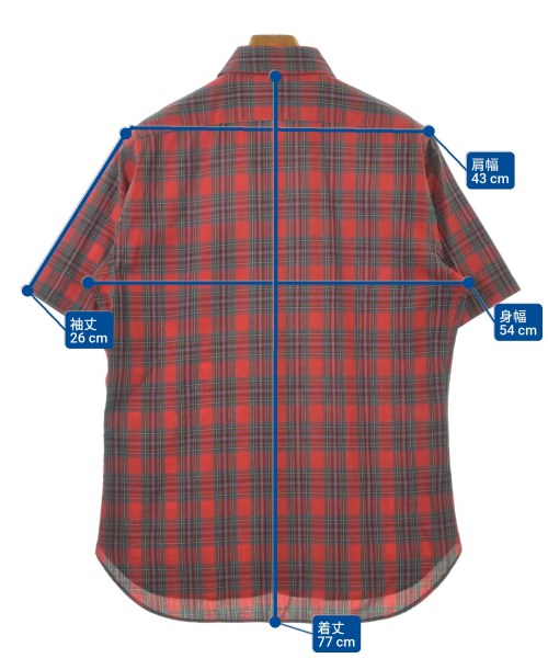 -（ソノタ）カジュアルシャツ 赤 サイズ:M メンズ/2200616935163