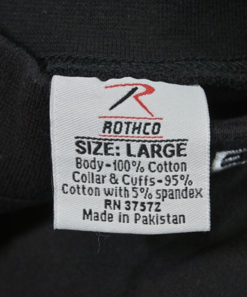ROTHCO（ロスコ）Tシャツ・カットソー 黒 サイズ:L メンズ/2200617751632