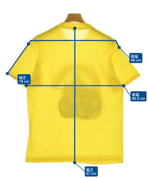 -（ソノタ）Tシャツ・カットソー 黄 サイズ:L メンズ/2200680682055