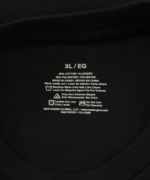 -（ソノタ）Tシャツ・カットソー 黒 サイズ:XL メンズ/2200680682062