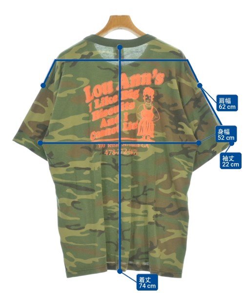 -（ソノタ）Tシャツ・カットソー カーキ サイズ:XXL メンズ/2200700671038