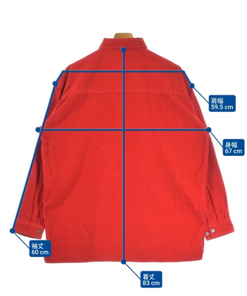 -（ソノタ）カジュアルシャツ 赤 サイズ:L メンズ/2200656606016