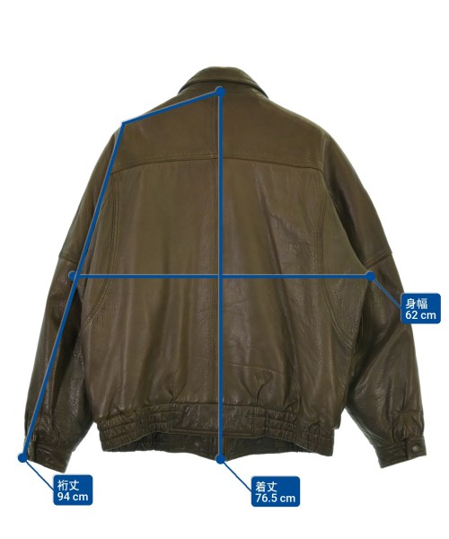 -（ソノタ）ライダース 茶 サイズ:L メンズ/2200660389028