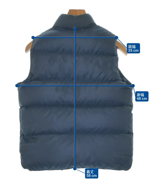 Crescent Down Works（クレッセントダウンワークス）ダウンジャケット/ダウンベスト 紺 サイズ:S メンズ/2200660391014