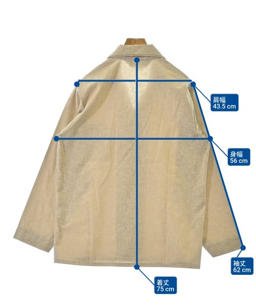 -（ソノタ）カジュアルシャツ ベージュ サイズ:M メンズ/2200667076037