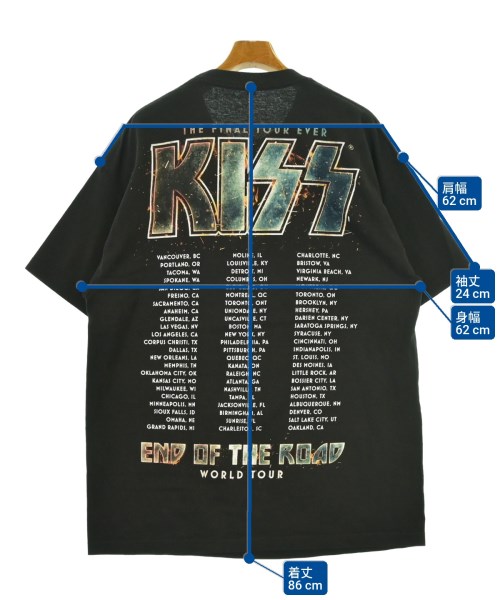 -（ソノタ）Tシャツ・カットソー 黒 サイズ:XL メンズ/2200669386134