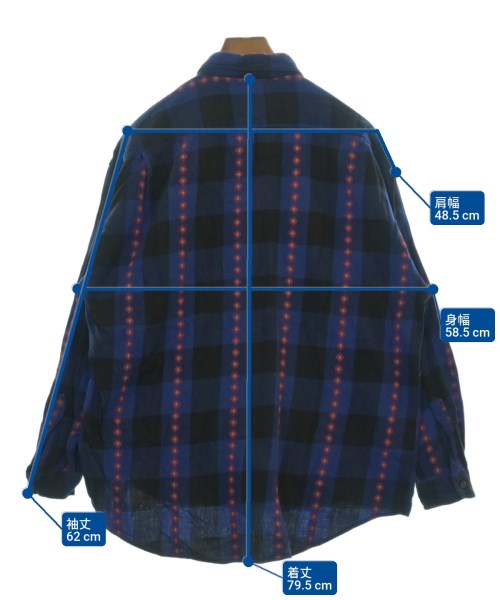 -（ソノタ）カジュアルシャツ 青 サイズ:F メンズ/2200670592364