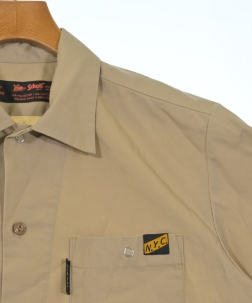 Schott（ショット）カジュアルシャツ ベージュ サイズ:M メンズ/2200603149030