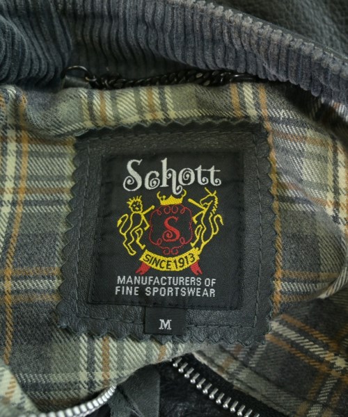 Schott（ショット）ライダース 黒 サイズ:M メンズ/2200633621025