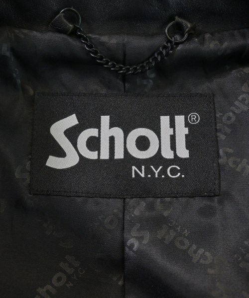 Schott（ショット）ライダース 黒 サイズ:S メンズ/2200631930037