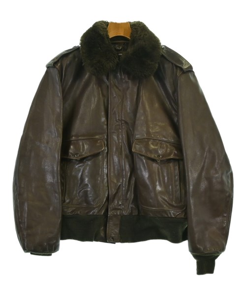 Schott(ショット)ライダース 茶 サイズ:48(XXL位)/2200643862012