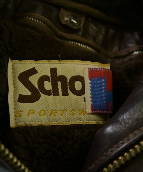 Schott（ショット）ライダース 茶 サイズ:48(XXL位) メンズ/2200643862012