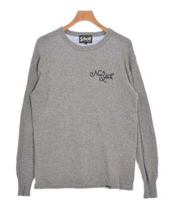 Schott（ショット）ニット・セーター グレー サイズ:L メンズ