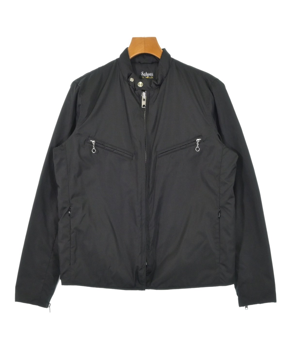 SCHOTT　ショット　ダウン　M Schott（ショット）ダウンジャケット/ダウンベスト 黒 サイズ:M メンズ