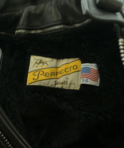 Schott（ショット）ライダース 黒 サイズ:34(S位) メンズ/2200615118017