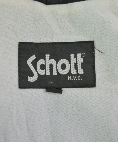 Schott（ショット）ブルゾン 黒 サイズ:S メンズ/2200630589021