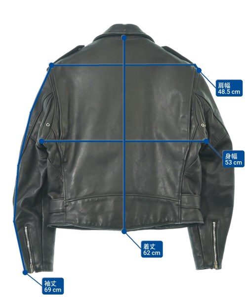 Schott（ショット）ライダース 黒 サイズ:44(S位) メンズ/2200619916114