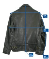 Schott（ショット）ライダース 黒 サイズ:38(L位) メンズ/2200631743019