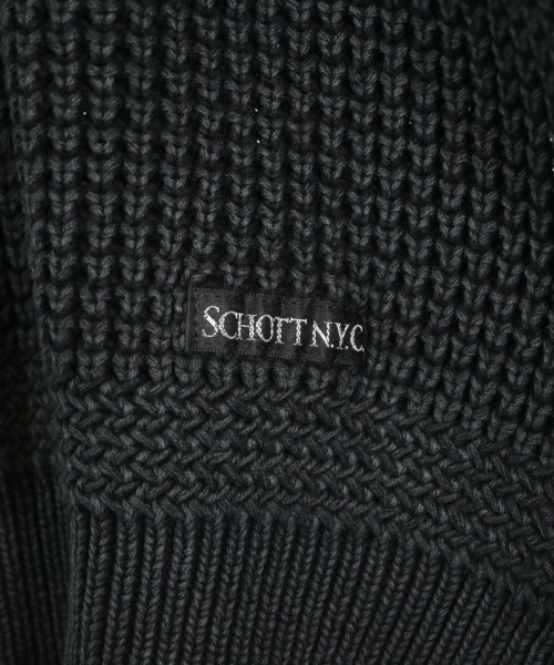 Schott（ショット）ニット・セーター 黒 サイズ:XL メンズ/2200609120064