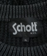 Schott（ショット）ニット・セーター 黒 サイズ:XL メンズ/2200609120064