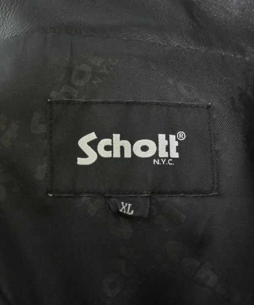 Schott（ショット）ライダース 黒 サイズ:XL メンズ/2200612062115
