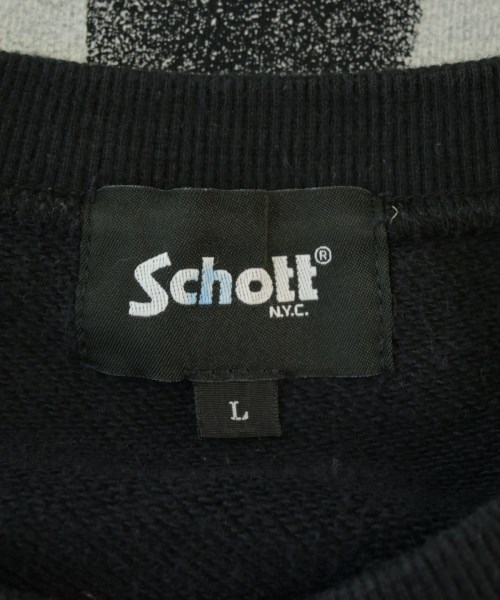 Schott（ショット）スウェット 黒 サイズ:L メンズ/2200672632013