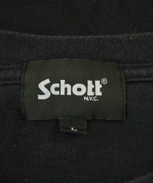 Schott（ショット）Tシャツ・カットソー 黒 サイズ:L メンズ/2200672632051