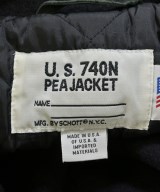 Schott（ショット）ピーコート 黒 サイズ:38(L位) メンズ/2200667260023