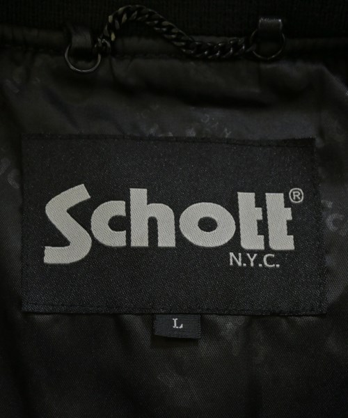 Schott（ショット）ライダース 黒 サイズ:L メンズ/2200675077057