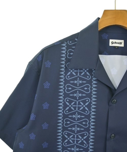 Schott（ショット）カジュアルシャツ 紺 サイズ:L メンズ/2200677966045