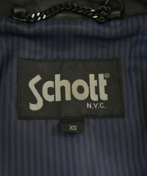 Schott（ショット）ライダース 黒 サイズ:XS レディース/2200698378018