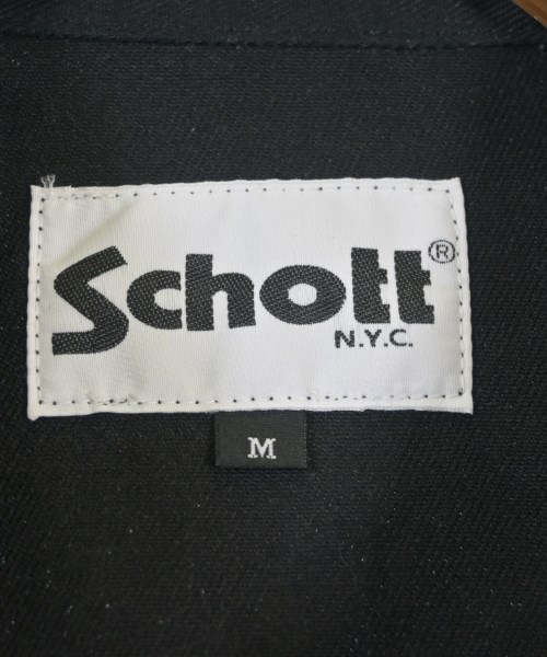 Schott（ショット）ブルゾン 黒 サイズ:M メンズ/2200692512043