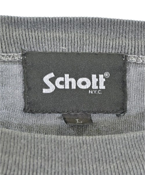 Schott（ショット）Tシャツ・カットソー グレー サイズ:L メンズ/2200692091166