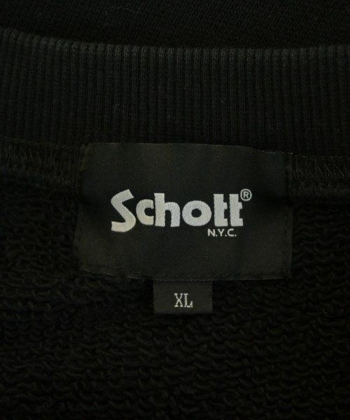 Schott（ショット）スウェット 黒 サイズ:XL メンズ/2200711313057