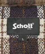 Schott（ショット）カバーオール 茶 サイズ:L メンズ/2200711313101
