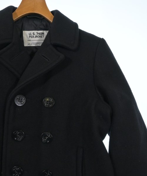 Schott（ショット）ピーコート 黒 サイズ:18(S位) メンズ/2200645614015