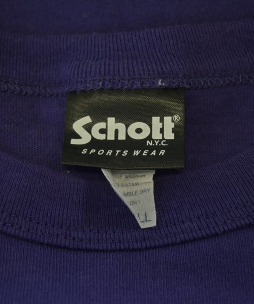 Schott（ショット）Tシャツ・カットソー 紫 サイズ:XS レディース/2200645877144