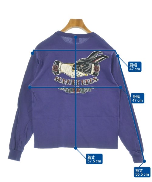 Schott（ショット）Tシャツ・カットソー 紫 サイズ:XS レディース/2200645877144
