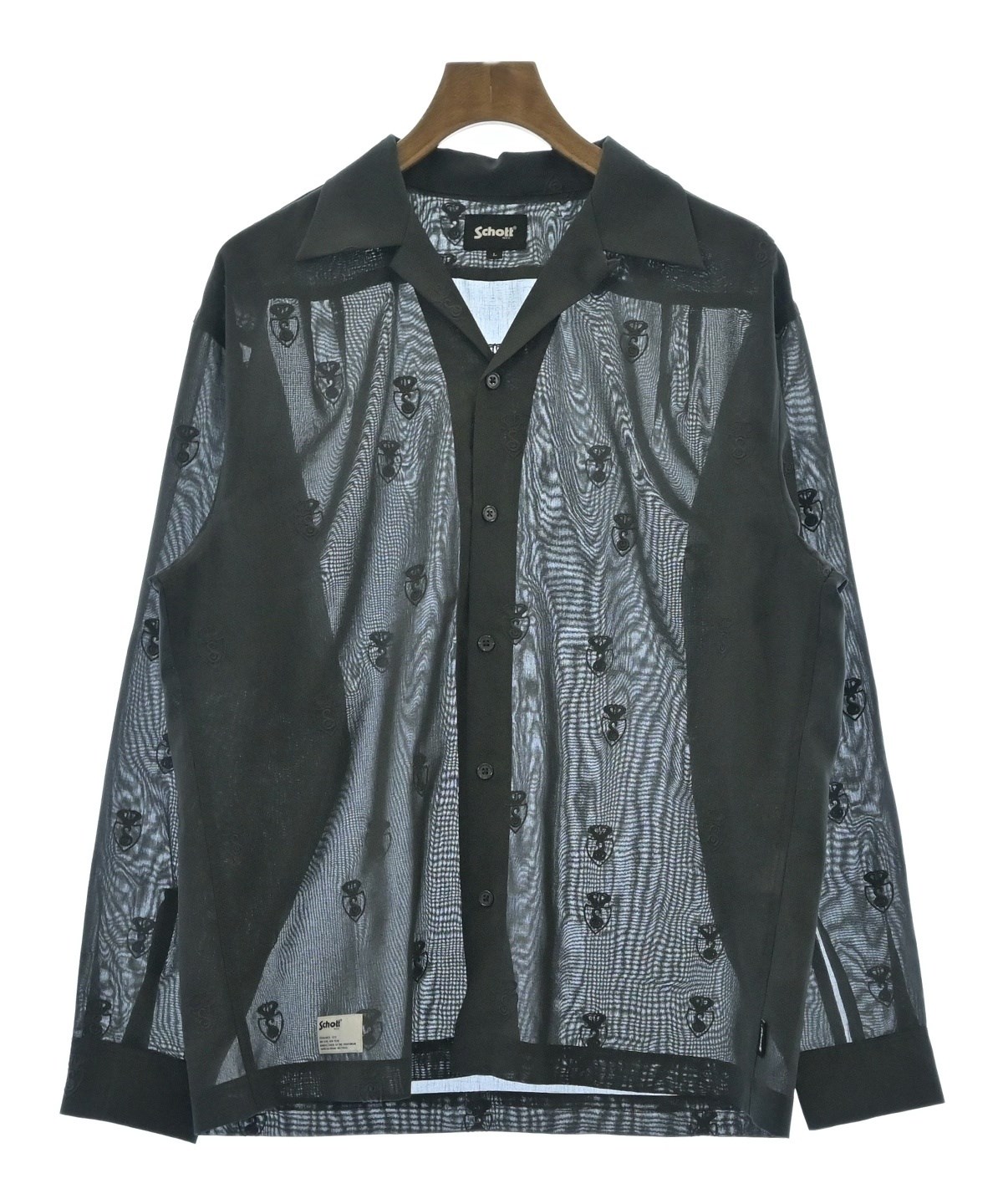 Schott（ショット）カジュアルシャツ グレー サイズ:L メンズ