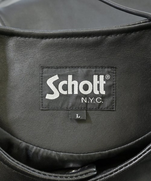 Schott（ショット）ライダース 黒 サイズ:L メンズ/2200703024015