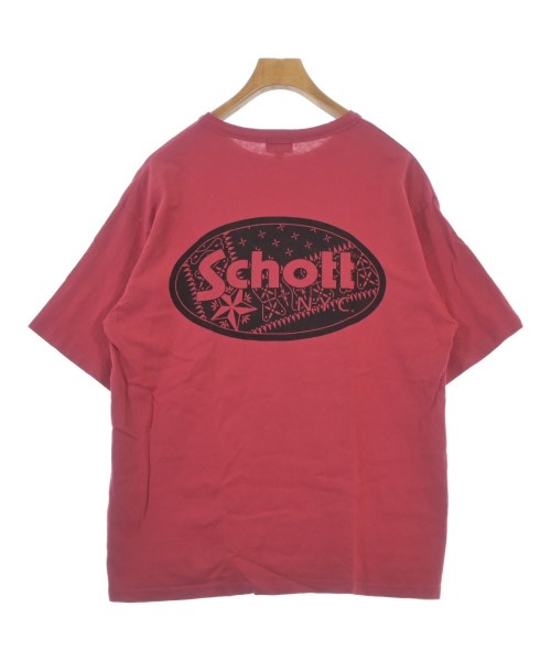 Schott（ショット）Tシャツ・カットソー 赤 サイズ:L メンズ/2200705024051