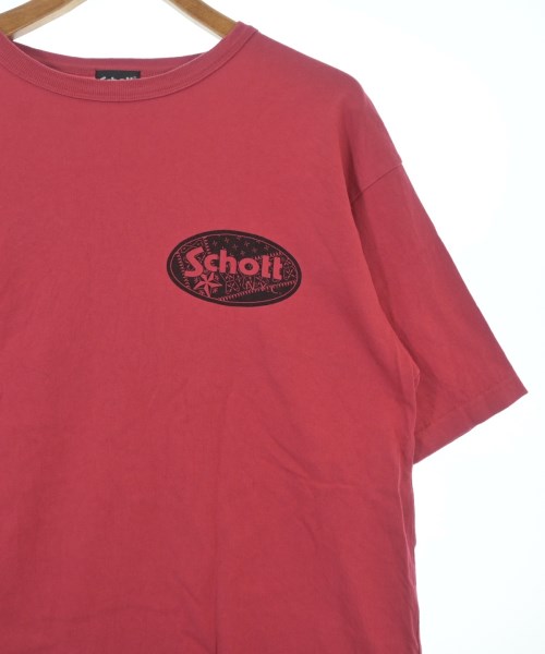 Schott（ショット）Tシャツ・カットソー 赤 サイズ:L メンズ/2200705024051