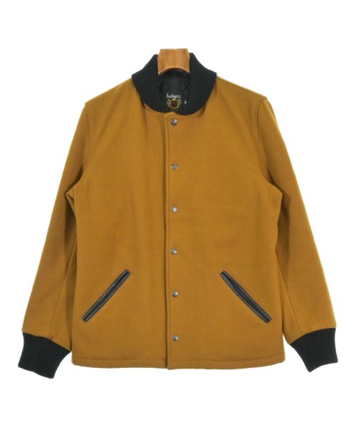 Schott(ショット)スタジャン 黄 サイズ:M/2200668330022