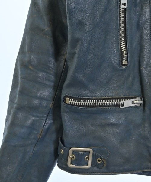 Schott（ショット）ライダース 青 サイズ:44(S位) メンズ/2200670319084